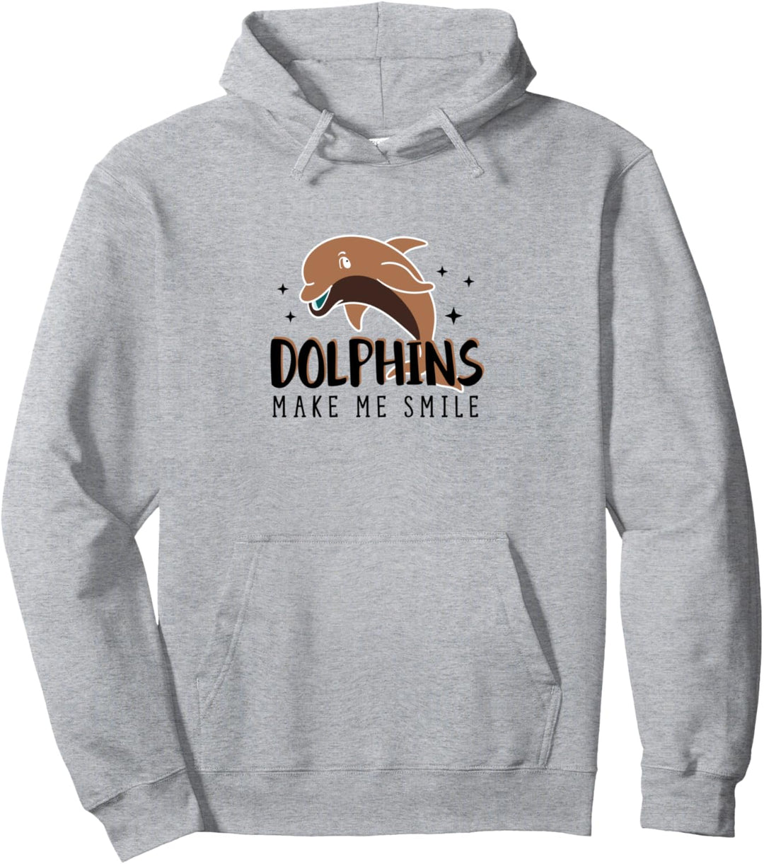 Meerestier Delfine Niedliches Wildtier Tier Pullover Hoodie