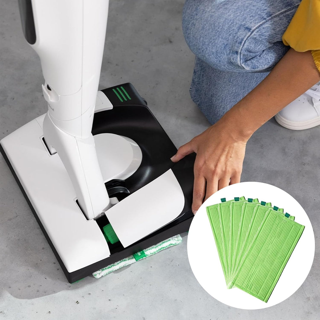 6 Stk Ersatz Mikrofaser Bodenwischer Pads Kompatibel mit Kobold SP600 SP600S, Vorwerk MF600 SP600 SP
