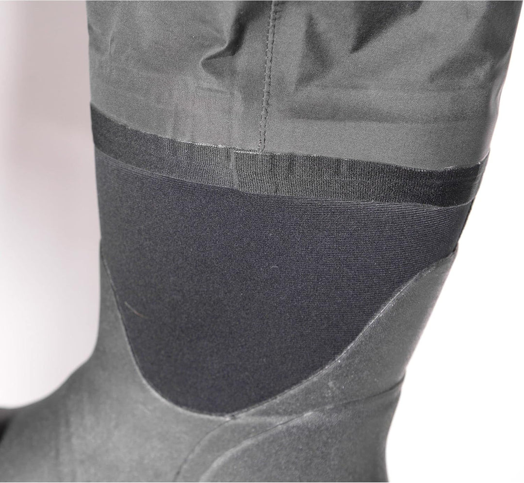 Spro Gamakatsu G-Breathable Waders Atmunksaktive Wathose mit Stiefel, Fliegenhose XL 44/45 Schwarz,