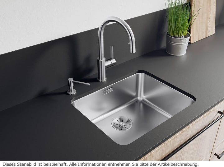 BLANCO SOLIS 500-U | Edelstahl | Einbauart: Unterbau | ohne Ablauffernbedienung, ohne Zubehör | 60er