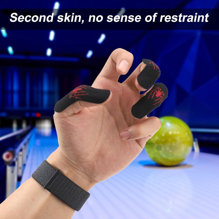 BOXOB 120 Stück Spider Bowling-Fingertape, Elastisches Schützendes Fingereinlageband Atmungsaktives