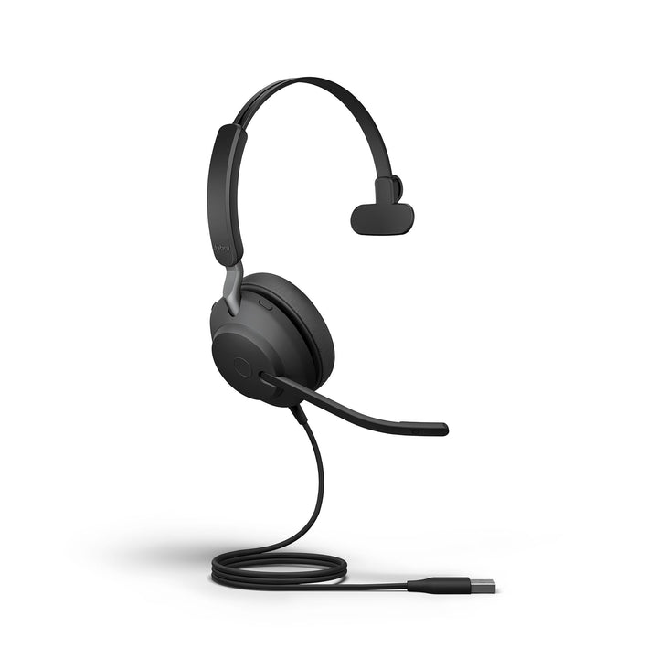 Jabra Evolve2 40 SE Kabelgebundenes Mono-Headset mit Geräuschunterdrückung – verfügt über 3-Mikrofon