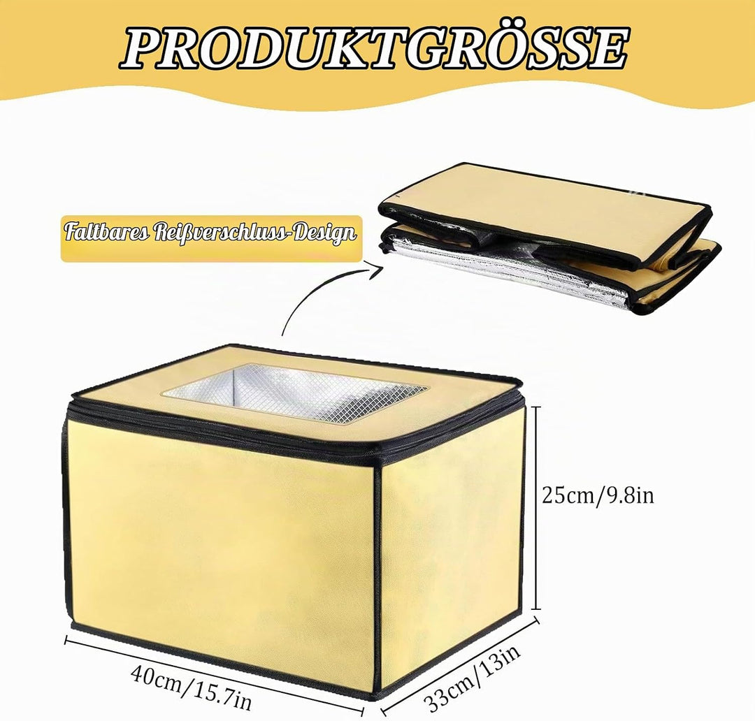 Brot Gärbox Sauerteig, Brot Gärbox mit Heizung und NTC Temperatursensor, Brot Gärschrank, Elektrisch