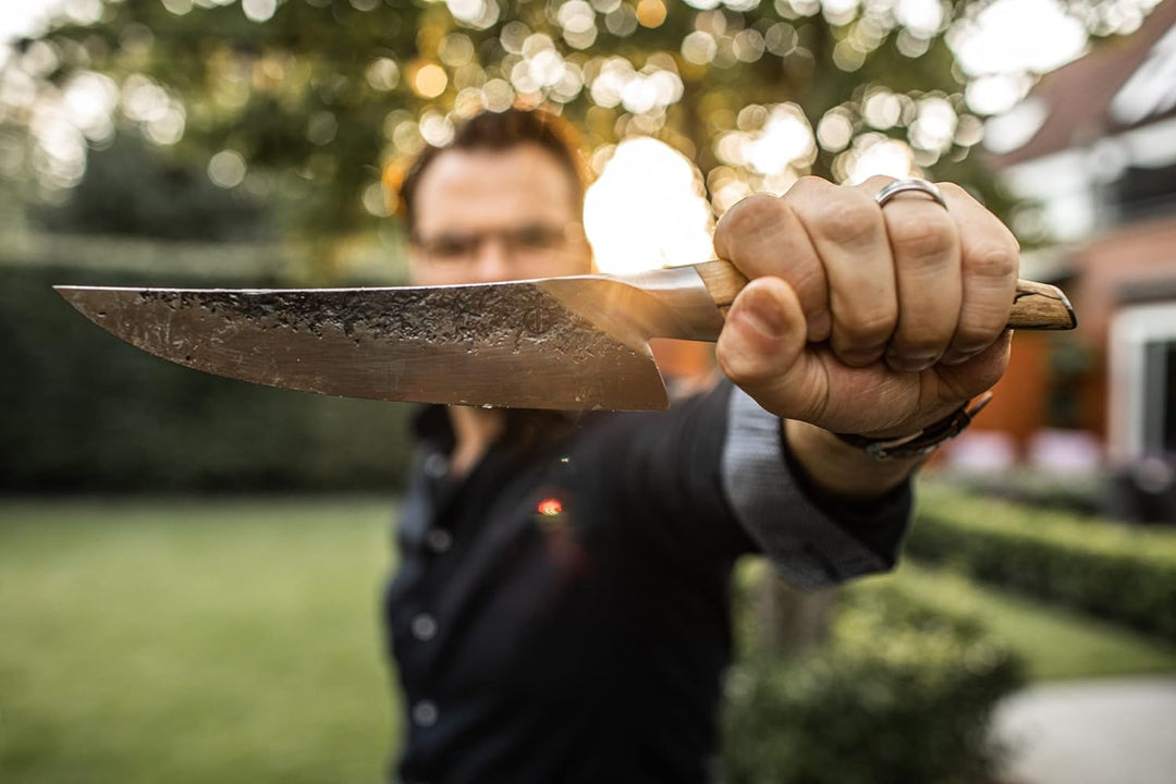 Forged Kochmesser Katai, 20cm, Aus japanischem VG10 Stahl, Von Hand in 5 Schichten geschmiedet, Verp