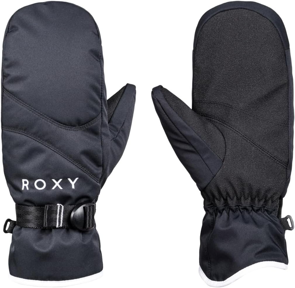 Roxy Damen Jetty Solid Mitt Winter-Handschuhe L True Black, L True Black