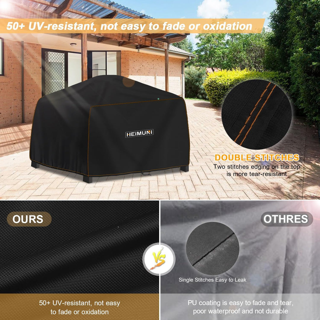 Grillabdeckung Wetterfest 61x48x34cm Grill Abdeckhaube Wasserdicht, Abdeckplane Grill Grillhaube UV-