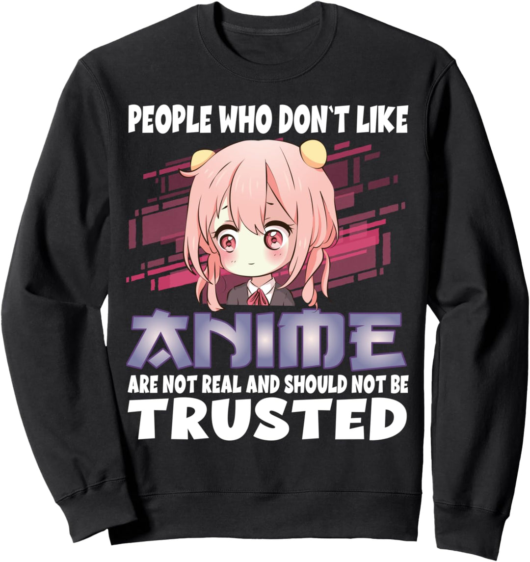 Funny Anime Merch Japanese Otaku Anime Girl Graphic Manga Sweatshirt