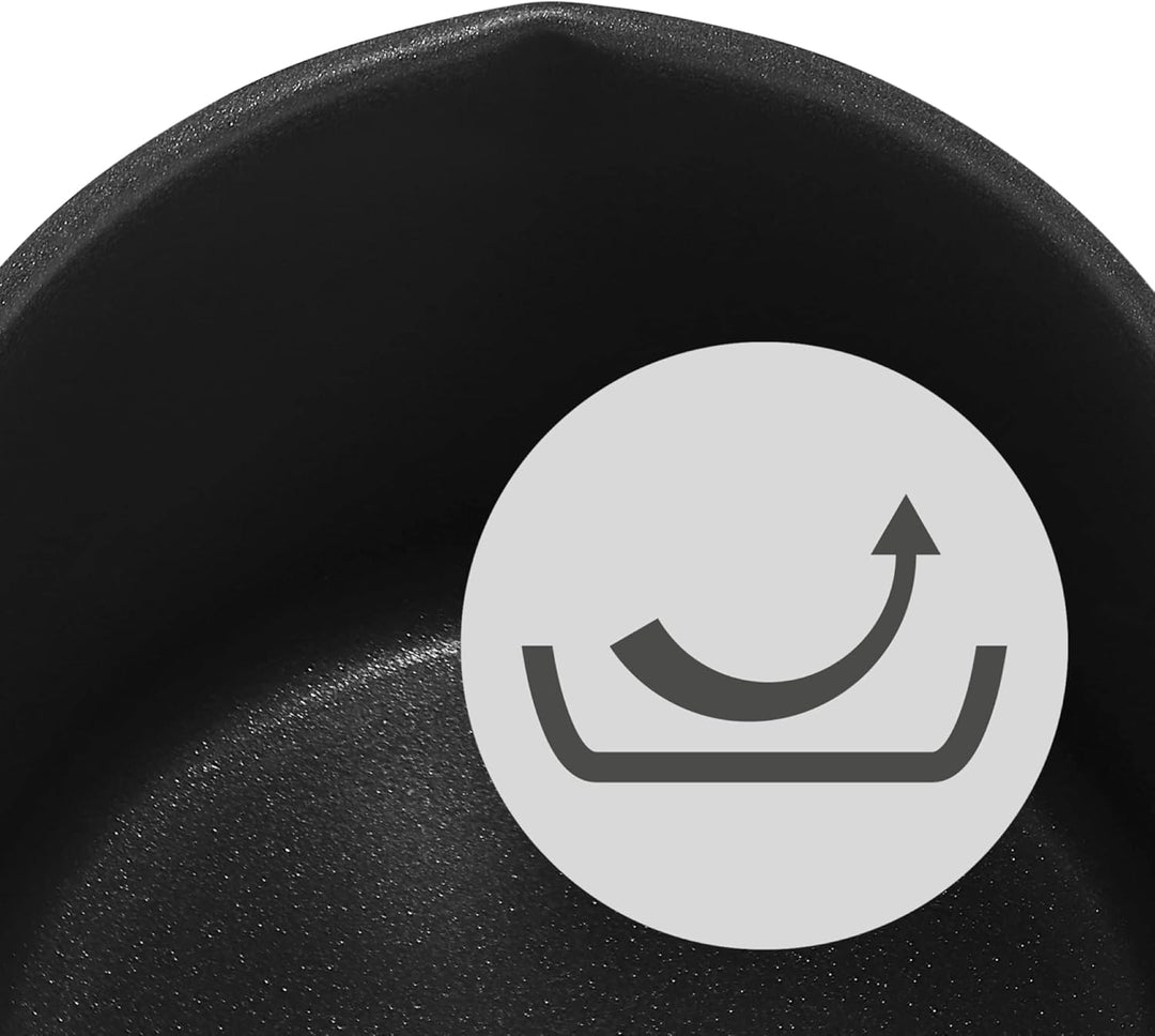WMF Milchtopf Induktion 14 cm ohne Deckel, kleiner Topf 1,7l, Cromargan Edelstahl beschichtet, Kunst