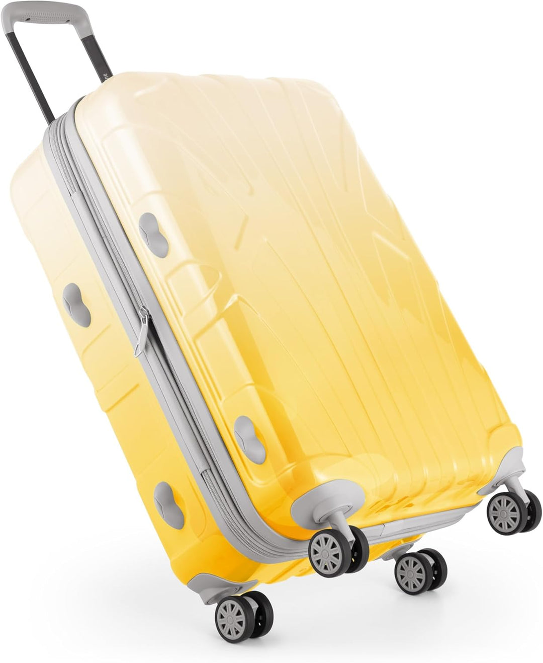 suitline - Hartschalen-Koffer Koffer Trolley Rollkoffer Reisekoffer, TSA, 66 cm, ca. 58 Liter, PC gl