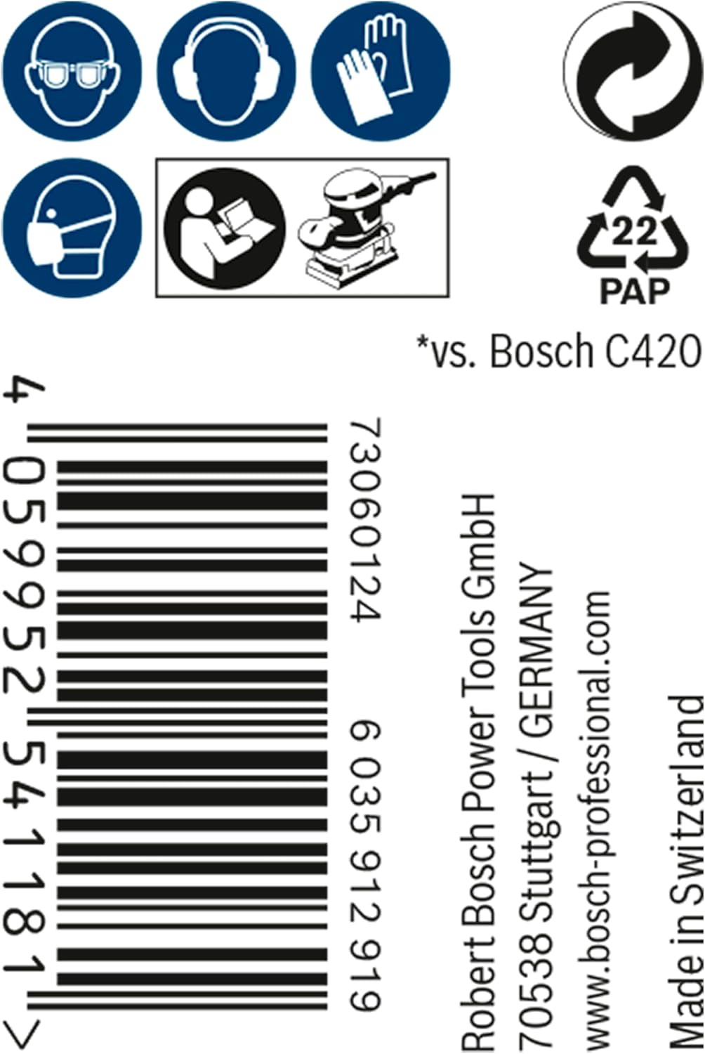 Bosch Accessories 1x Expert M480 Netzstruktur Schleifrolle (für Hartholz, Farbe auf Holz, Breite 93