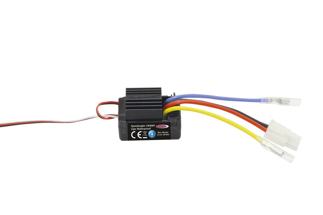 JAMARA 081449 - Speedregler CR40EP Lipo WaterproofBürste, Verschiedene Spielwaren