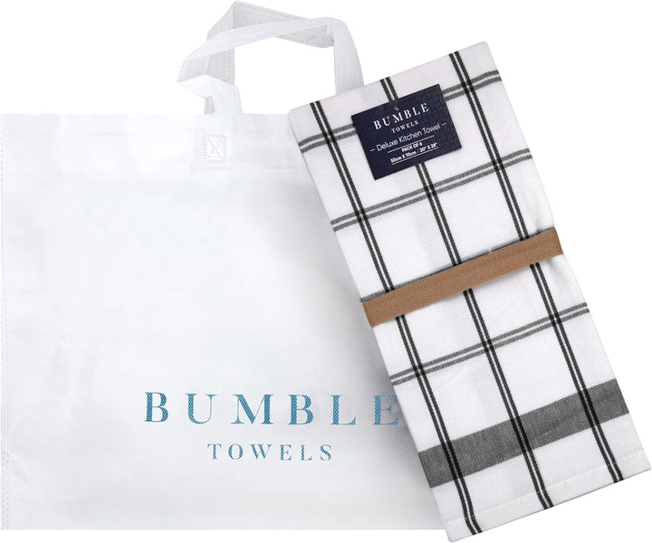 Bumble Küchenhandtücher - Geschirrhandtücher Handtücher Baumwolle – 6er Pack – XL Grösse 50 x 70 cm