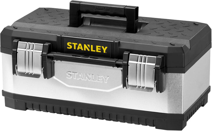 Stanley Werkzeugbox / Werkzeugkoffer (20", 49.7x29.3x22.2cm, aus Metall-Kunststoff, galvanisiert, mi