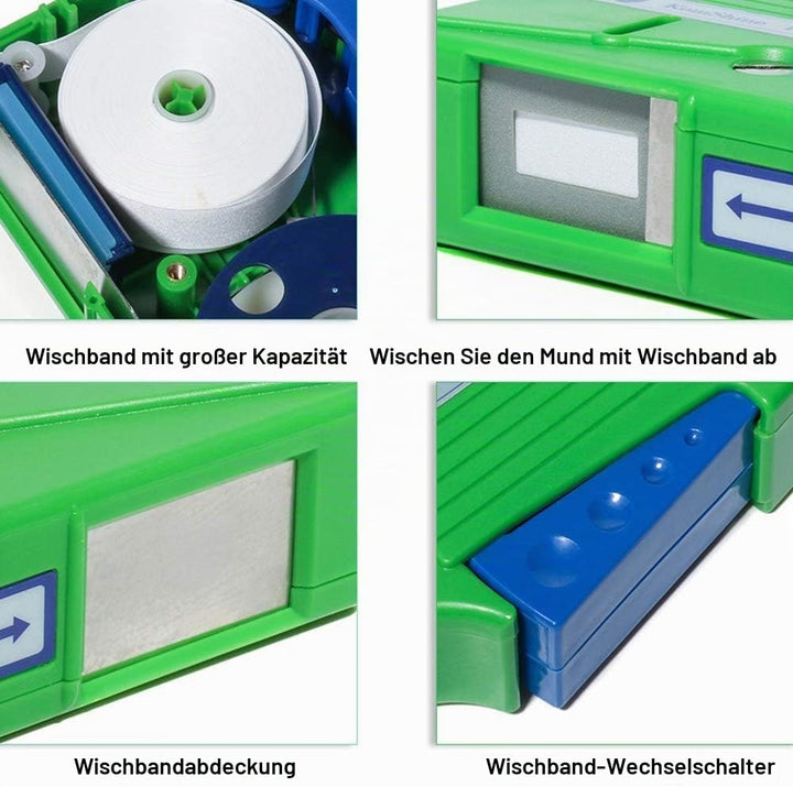 Elfcam – Glasfaser-Reinigungsbox, Reiniger für Glasfaserkabel, SC FC St LC E2000 MPO MTP MTRJ MU, me