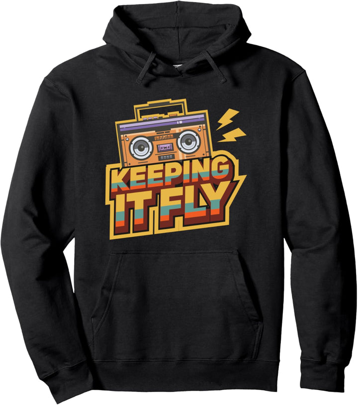 Retro Breakdancing Breaker Breakdancer - Vintage Breakdance Pullover Hoodie