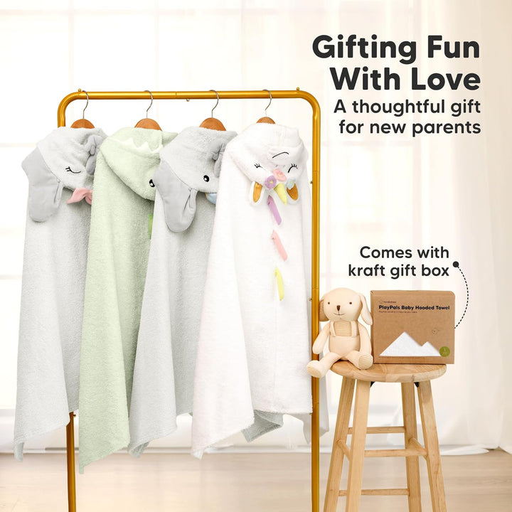 KeaBabies Bio-Kapuzenhandtuch Baby für Mädchen, Jungen - Weich, Absorbierend, 100% Baumwolle Babyhan