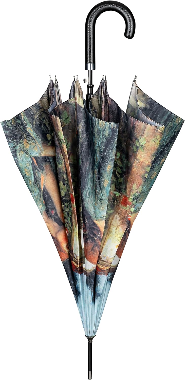 VON LILIENFELD Regenschirm John W. Waterhouse My sweet Rose Auf-Automatik Damen Kunst Stockschirm St