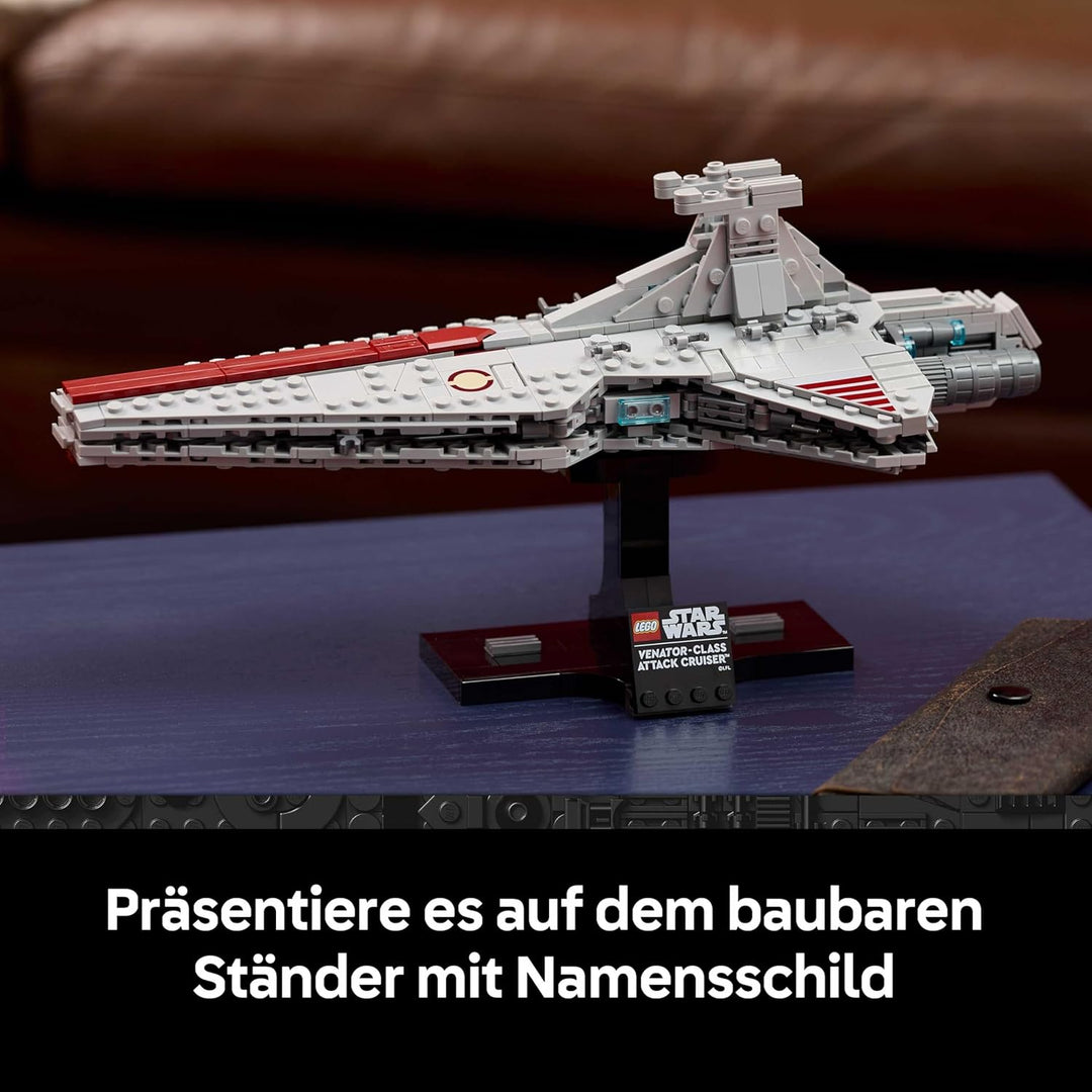 LEGO Star Wars 75441 Angriffskreuzer der Venator-Klasse - Modellbau-Set des republikanischen Kriegss