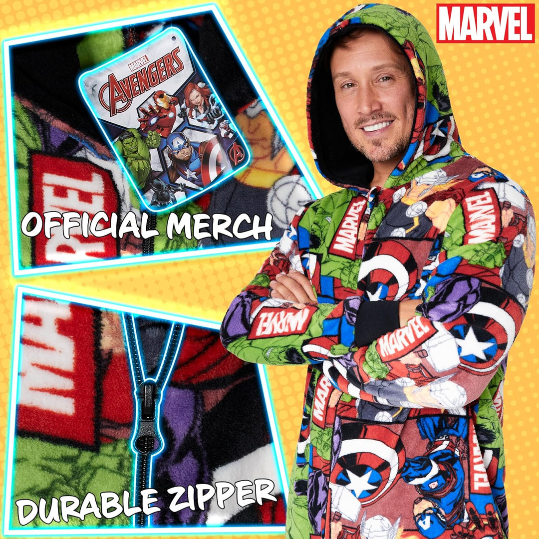 Marvel Herren Schlafoveralls M Mehrfarbig, M Mehrfarbig