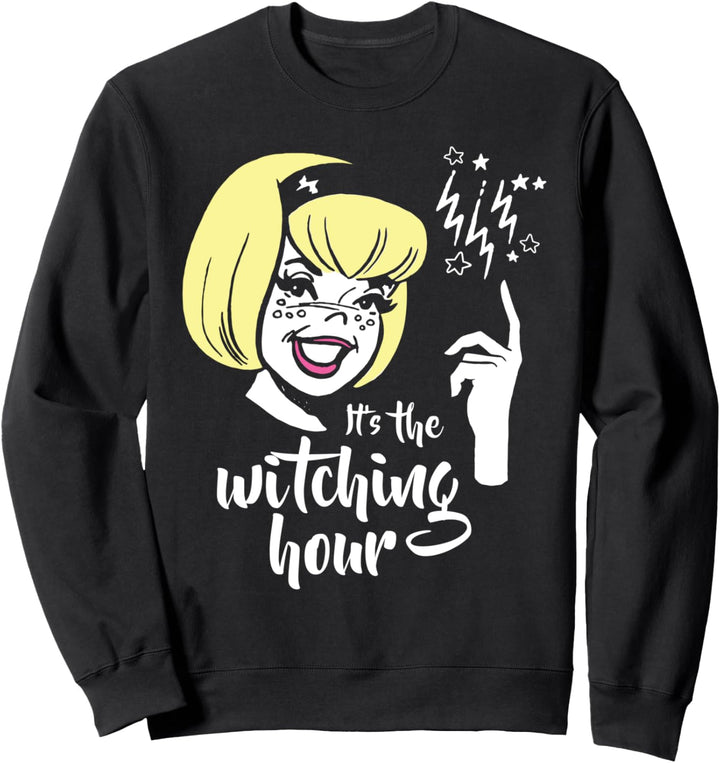 abrina The Teenage Witch It's Witching Hour Retro Sweatshirt