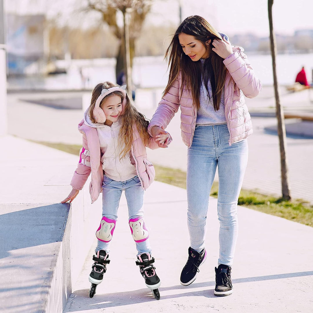 Nattork Inliner für Kinder Verstellbare Inline Skates, 4 Grössen Kinder Inline Roller Skates mit Bel