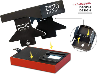 PictoScanner – Scannen und Speichern Ihrer 24x36 mm Negative und Dias mit Ihrer Smartphone-Kamera. D