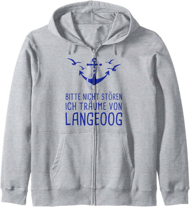 Bitte Nicht Stören Ich Träume Von Langeoog Nordsee Kapuzenjacke