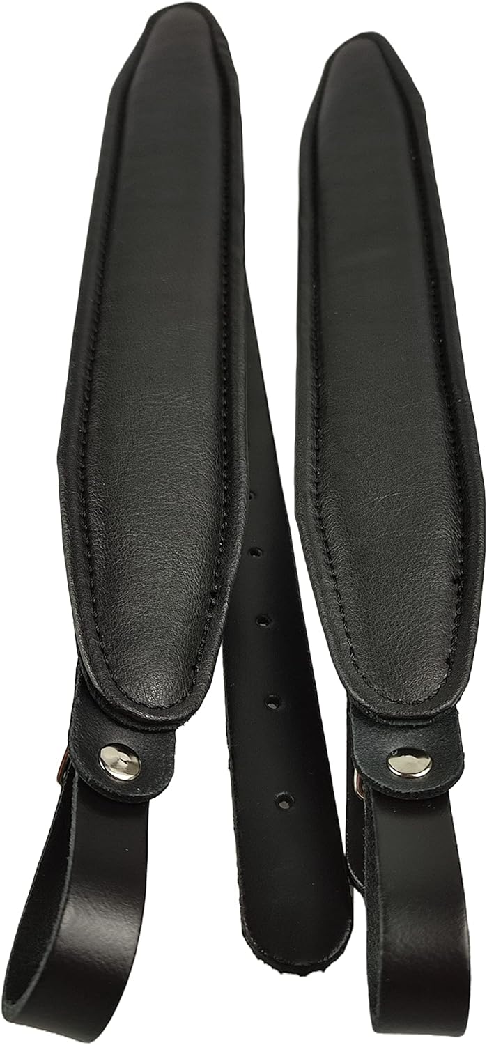Akkordeon Gurt Leder Hochwertige 6cm Schulterriemen max bis 120 Bass