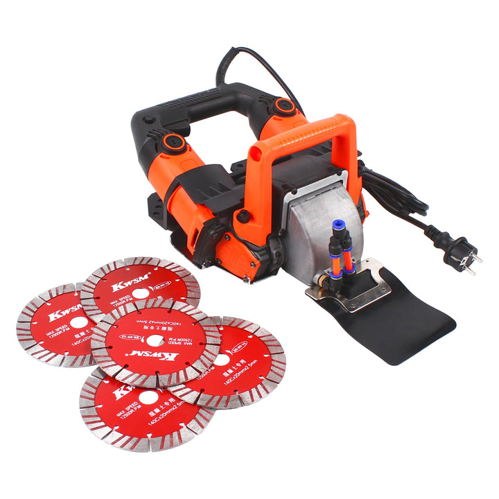VonVVer Mauernutfräse 5200W Schlitzfräse Schnitttiefe bis 45mm Schnittbreit bis 72mm 10500U/Min Maue