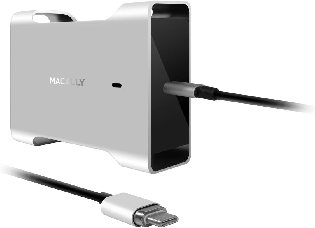 Macally CHARGER61 Ladegerät für Mobilgerät und PDAs, innen aus Aluminium, schwarz