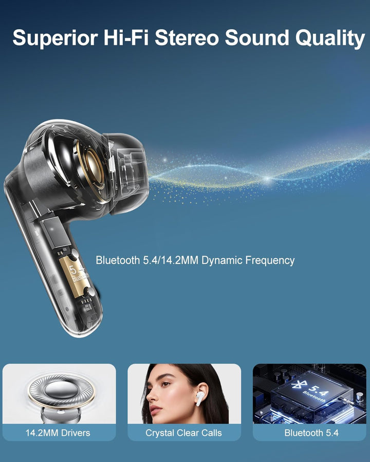 KI Übersetzer Kopfhörer, 3-in-1 Übersetzungskopfhörer in Echtzeit, Bluetooth 5.4 Sprachübersetzer 15