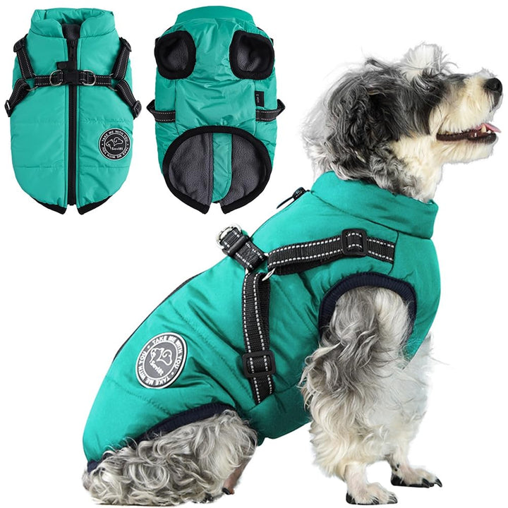 Savlot Hundejacke Winterweste Jacken Hundemantel Hundepullover Haustier Skifahren Kostüm Ärmellose B