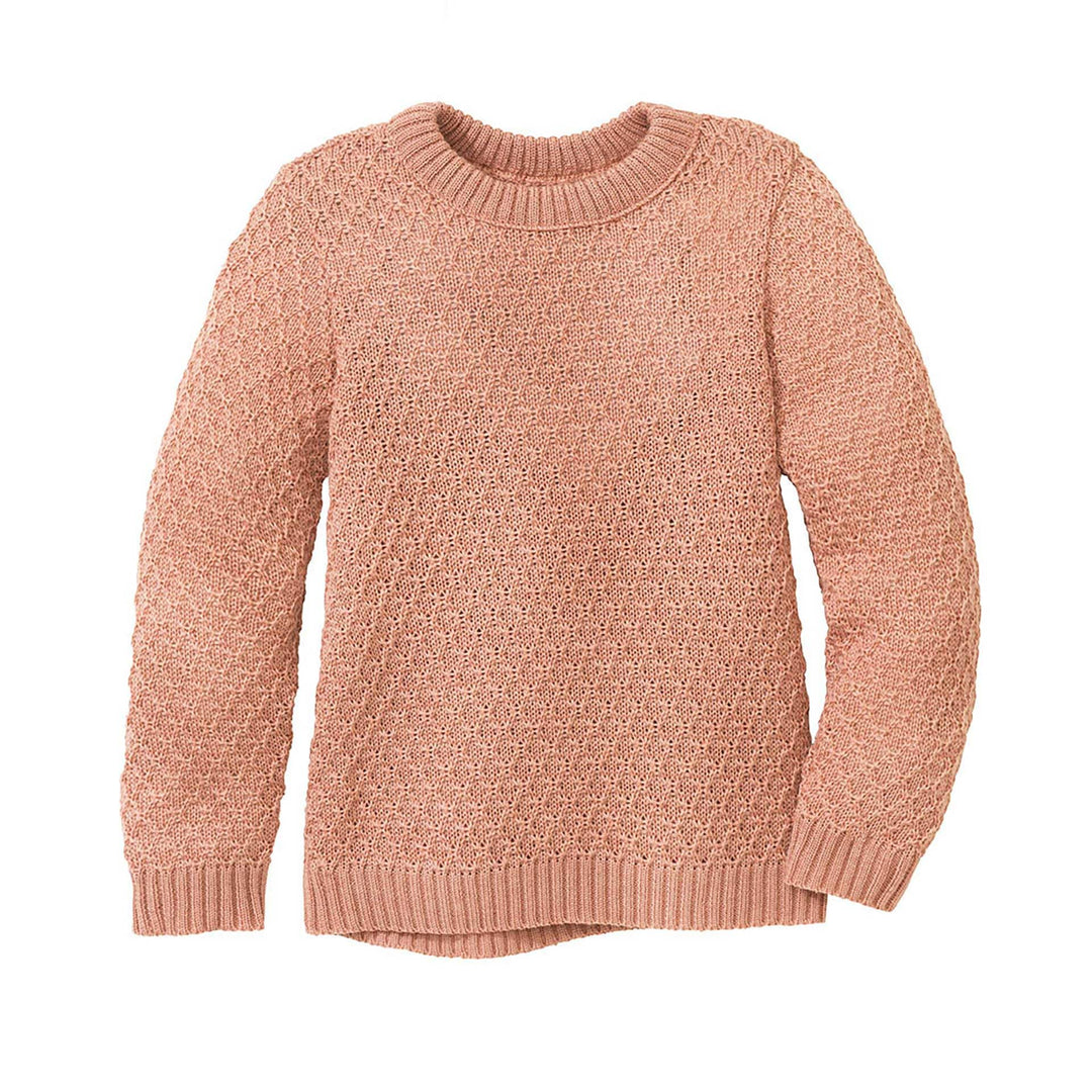 Disana Aran-Pullover, 100% Bio-Merinowolle GOTS, IVN Best | besonders warm | Kleinkind Kind Unisex |