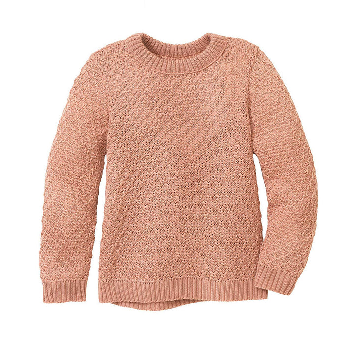 Disana Aran-Pullover, 100% Bio-Merinowolle GOTS, IVN Best | besonders warm | Kleinkind Kind Unisex |