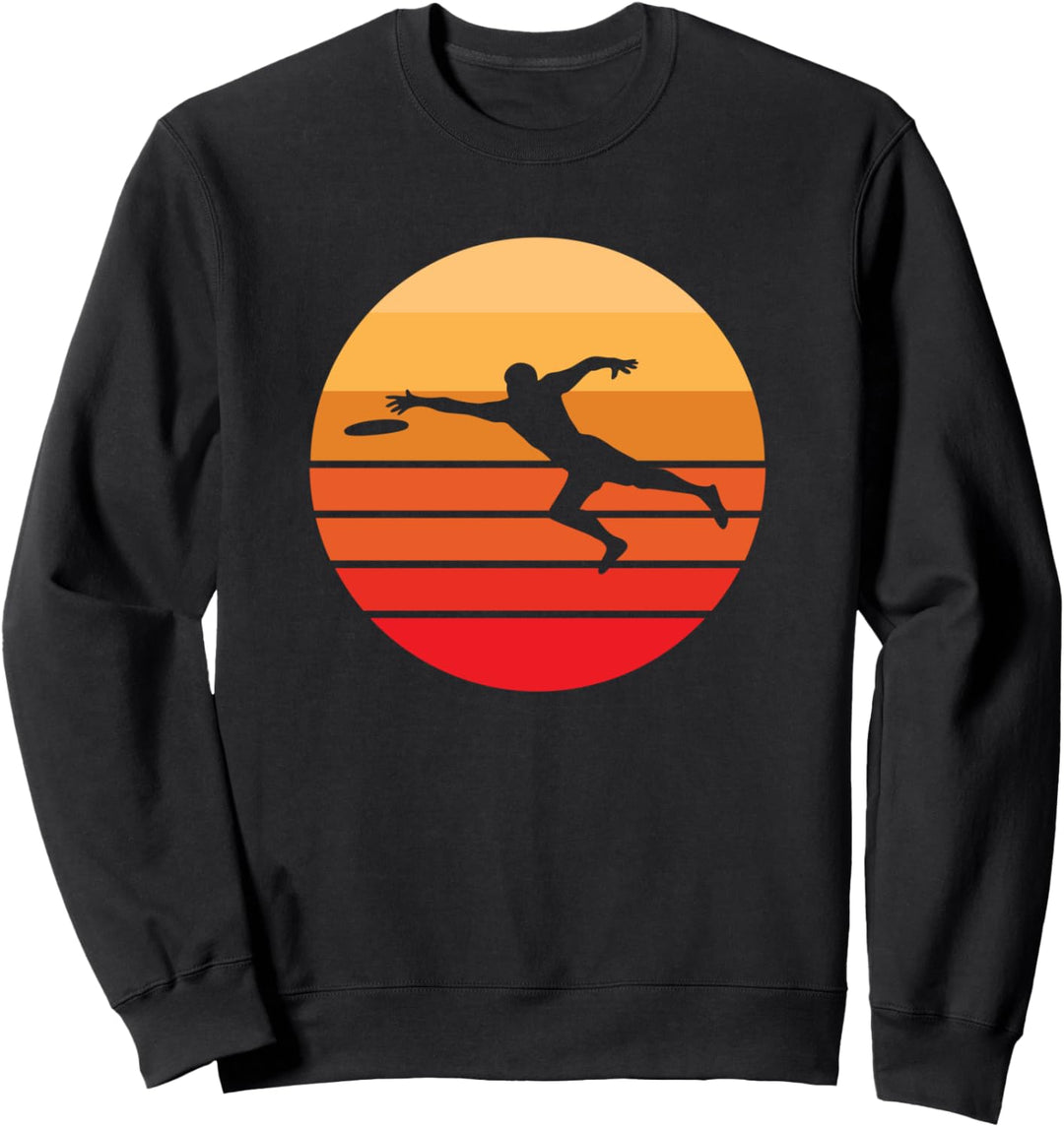 Vintage Ultimate Frisbee Spieler Sweatshirt