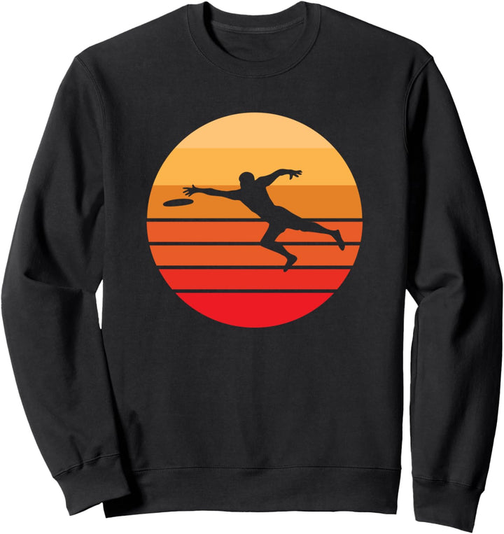 Vintage Ultimate Frisbee Spieler Sweatshirt