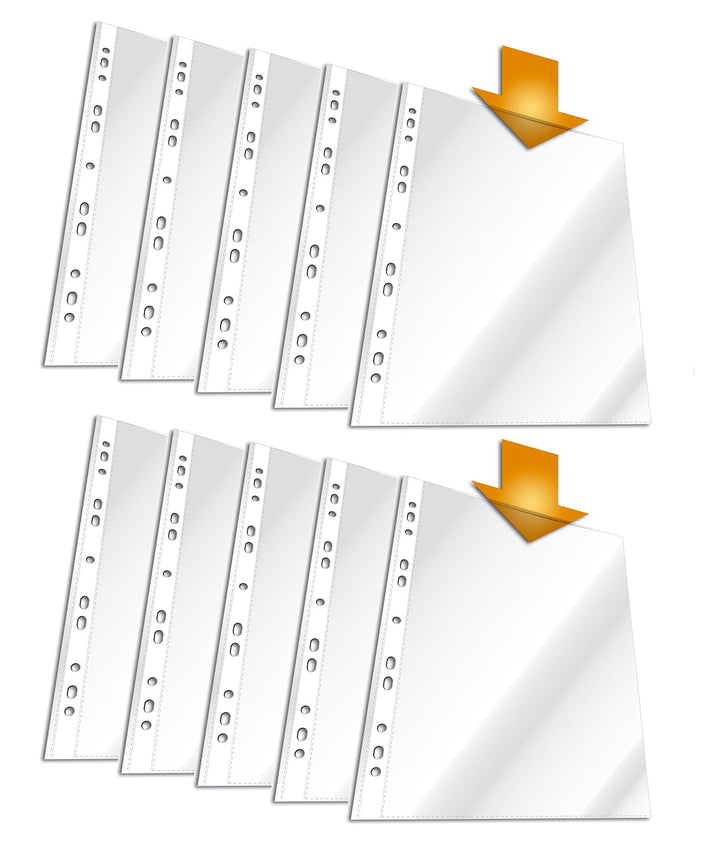 Durable Prospekthüllen 2672 19 (1000 Hüllen (10 Beutel à 100)), 1000 Hüllen (10 Beutel à 100)