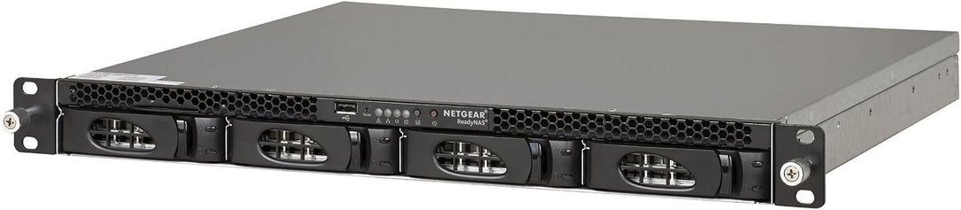 NETGEAR ReadyNAS RN3138-100NES 4-bay Diskless 1U Rackmount Ohne Festplatte Intel Atom Quad Core 2,4