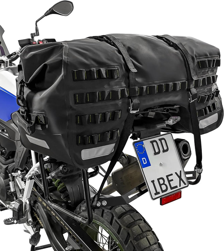 ZIEGER SCHNORR TB70 Wasserresistent Motorrad Hecktasche 70L Gepäcktasche Saddle Bag