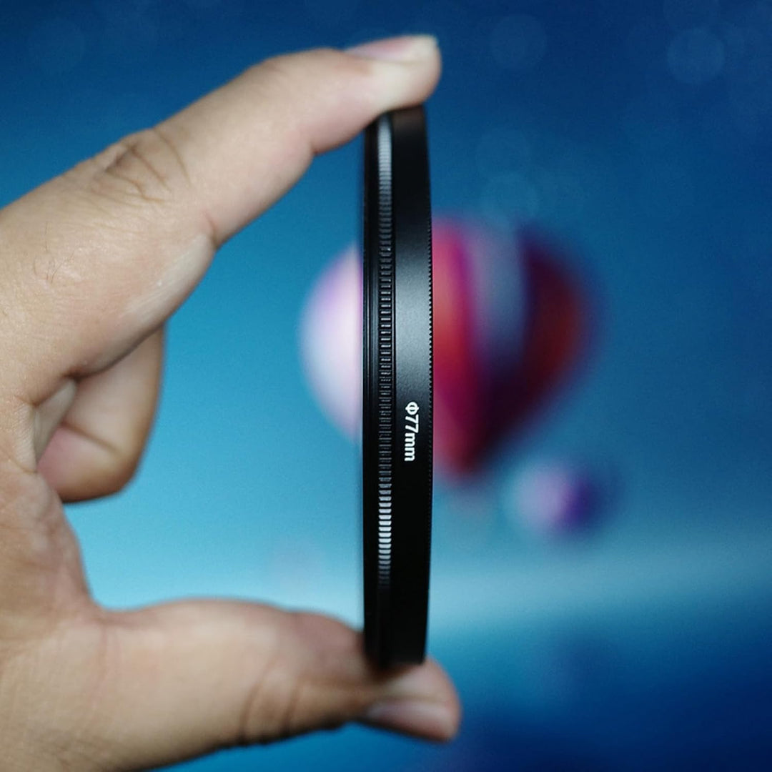 62Mm Doppel Split Dioptrien Filter, Unschärfe Spezialeffektfilter mit Aluminiumrahmen, Mehrschichtig