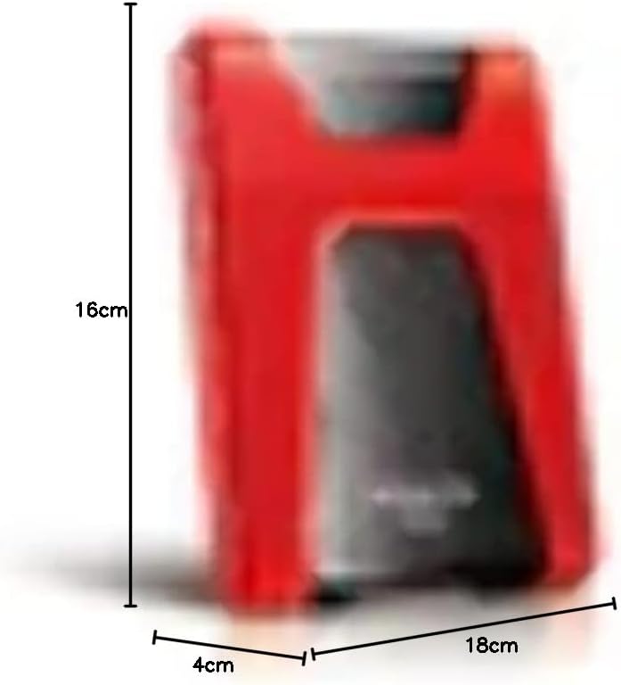 ADATA HD650 - 1 TB, externe Festplatte mit USB 3.2 Gen.1, rot HD650 rot, HD650 rot