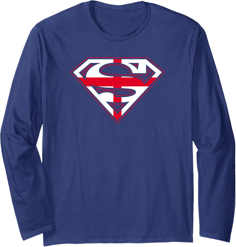 Superman English Shield Langarmshirt