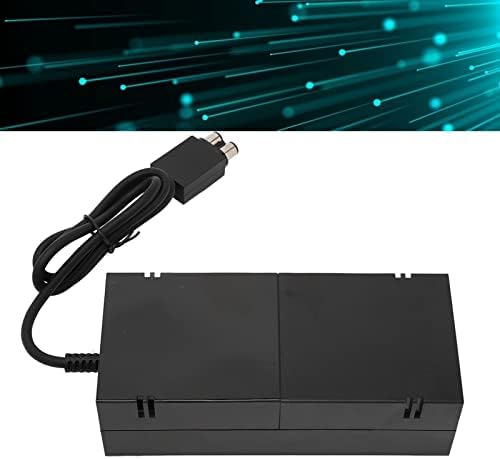 Alomejor AC-Netzteil-Brick-Adapter, Geräuscharmes Kabel, LED-Anzeige, Netzteil für One-Konsole, 100–