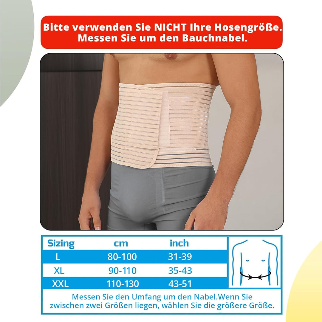 Channo Bauchgurt und Bauchbandage, zugleich als Bauchweggürtel und Waist Trainer verwendbar, auch id
