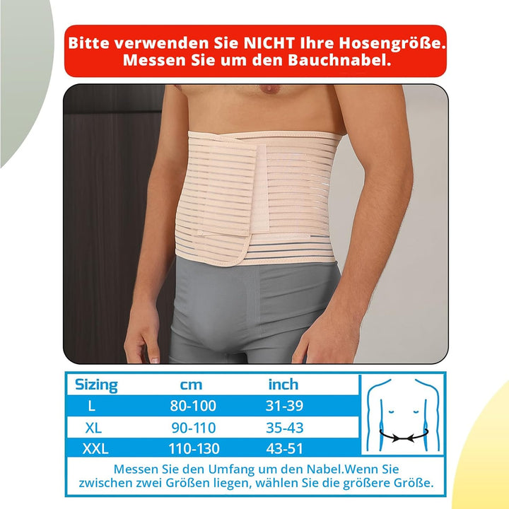 Channo Bauchgurt und Bauchbandage, zugleich als Bauchweggürtel und Waist Trainer verwendbar, auch id