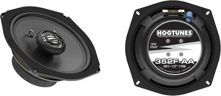 Hogtunes 352F-AA 13,3 cm Ersatz-Frontlautsprecher (für Harley-Davidson FLH Touring Modelle 2006–2013