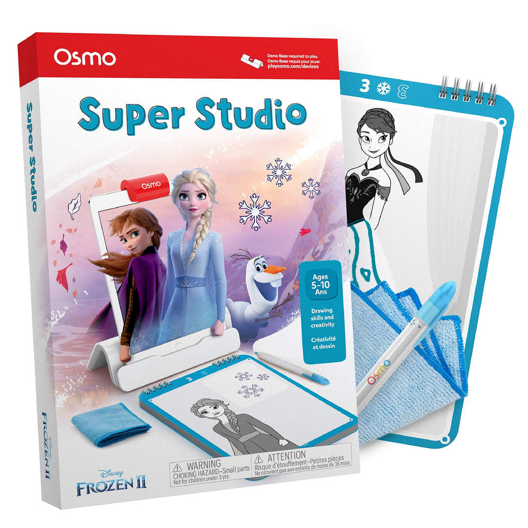 Osmo - Super Studio Disney Frozen 2 - Ages 5-11 - Learn to Draw - for iPad or Fire Tablet Base Requi