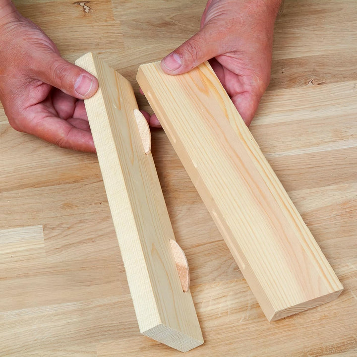 Trend 100 Stück Buchenholz Verbindungsplättchen (Nr. 10) für Holzbearbeitung, Tischlerei und Möbelba
