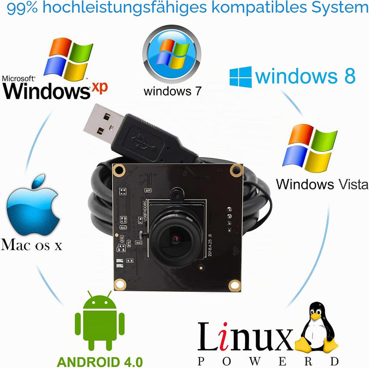 1080P Webcam Hochgeschwindigkeits USB3.0 USB Kameramodul mit IMX291 Sensor Minicam für industriell u