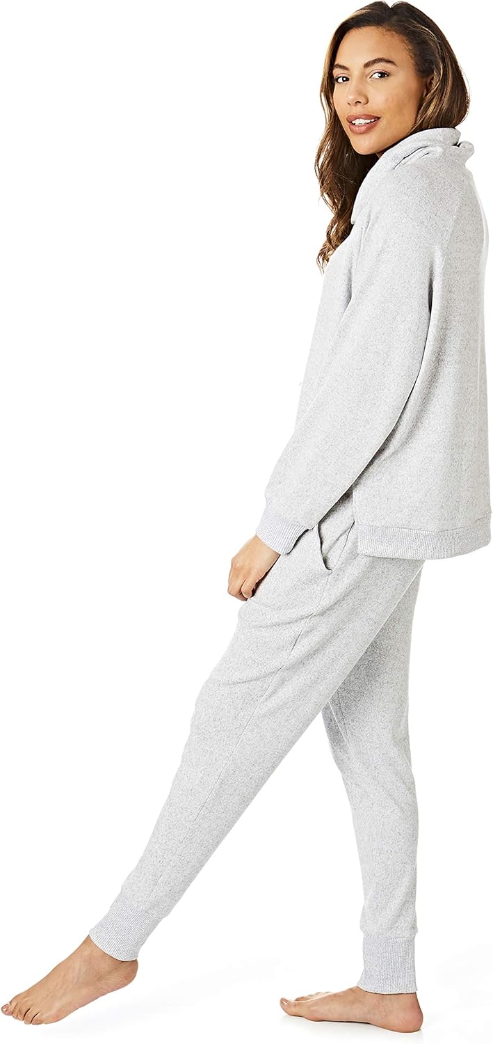 Light & Shade Pretty Woman Superweicher Snit-Zweiteiler-Pyjama für Damen, bequeme, warme, weiche Lou